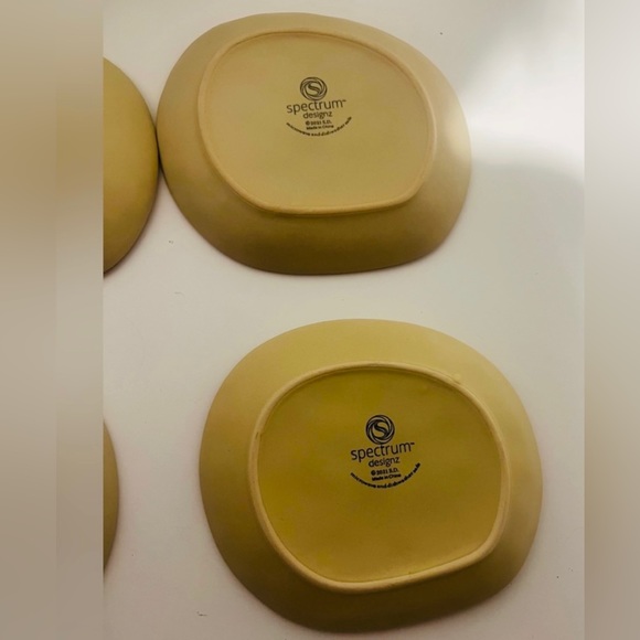 Spring Beige Multi-Color Rabbit Spring,6” Easter Dessert/Appetizer Plates NWT - Picture 11 of 14